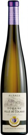Вино Domaine Viticole de la Ville de Colmar, Gewurztraminer, Alsace AOP, 2016