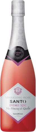 Игристое вино "Santo" Rose, Demi-Sec