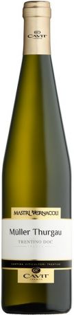 Вино "Mastri Vernacoli" Muller Thurgau, Trentino DOC, 2018