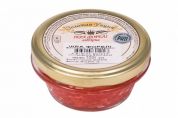 Красная икра форели Золотая унция, 100г Красная икра форели Золотая унция, 100г