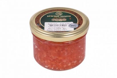 Красная икра кеты Красное Золото, 200г