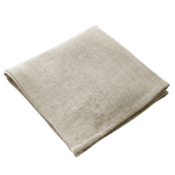 Салфетка столовая льняная серая 45х35см Modena Enduit, Charvet Editions - Фото 1