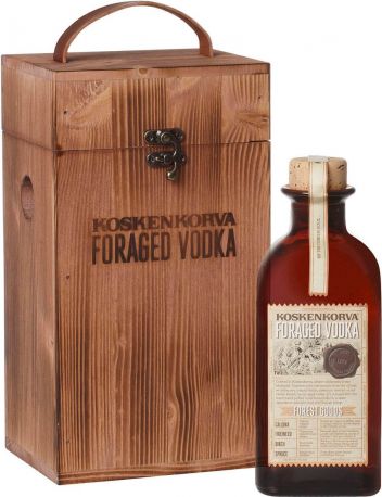 Водка "Koskenkorva" Foraged, wooden box, 0.7 л - Фото 1