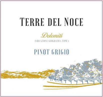 Вино Mezzacorona, "Terre del Noce" Pinot Grigio, Dolomiti IGT, 2018, 1.5 л - Фото 2