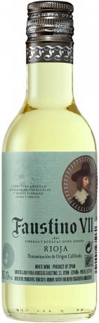Вино "Faustino VII" Blanco, 2018, 187 мл