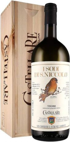 Вино Castellare di Castellina, "I Sodi di San Niccolo", Toscana IGT, 2015, wooden box, 1.5 л