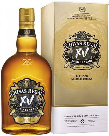 Виски "Chivas Regal" XV, gift box, 0.7 л - Фото 1