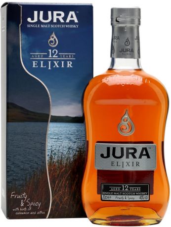 Виски "Isle of Jura" 12 Years Old (Elixir), gift box, 0.7 л