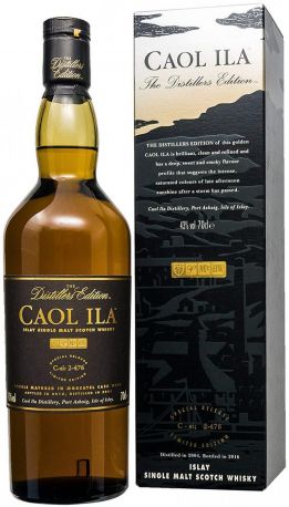 Виски Caol Ila "Distillers Edition", 2001, gift box, 0.7 л