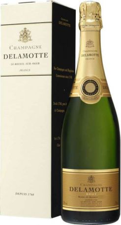 Шампанское Delamotte, Brut Blanc de Blancs, 2012, gift box