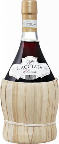 Вино Castellani, "Cacciata" Chianti DOCG, 2017, in fiasco
