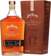 Виски Jim Beam, "Signature Craft", 12 Years Old, gift box, 0.7 л Виски Jim Beam, "Signature Craft", 12 Years Old, gift box, 0.7 л