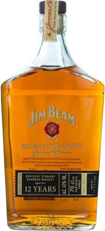 Виски Jim Beam, "Signature Craft", 12 Years Old, gift box, 0.7 л - Фото 2
