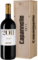 Вино Capannelle, "Solare" Vino da Tavola di Toscana Rosso IGT Sangiovese, 2011, wooden box, 1.5 л Вино Capannelle, "Solare" Vino da Tavola di Toscana Rosso IGT Sangiovese, 2011, wooden box, 1.5 л