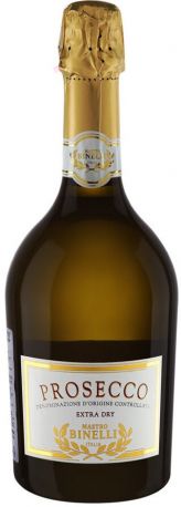 Игристое вино "Mastro Binelli" Prosecco Extra Dry DOC