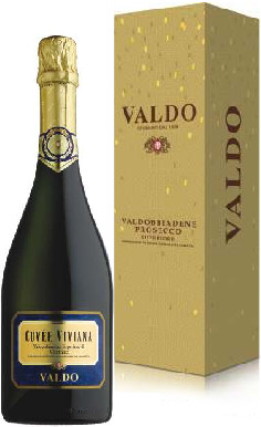 Игристое вино Valdo, "Cuvee Viviana" Valdobbiadene Superiore di Cartizze DOCG, gift box
