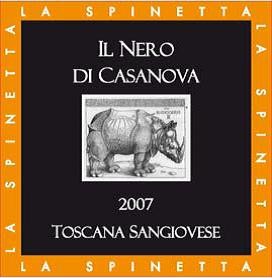 Вино La Spinetta, Sangiovese Il Nero Di Casanova, Toscana IGT 2007, 375 мл - Фото 2