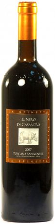 Вино La Spinetta, Sangiovese Il Nero Di Casanova, Toscana IGT 2007 - Фото 1