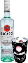 Ром "Bacardi" Carta Blanca, with luminous glass, 0.7 л Ром "Bacardi" Carta Blanca, with luminous glass, 0.7 л