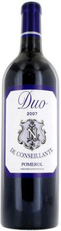 Вино "Duo de Conseillante", Pomerol AOC, 2007 - Фото 1