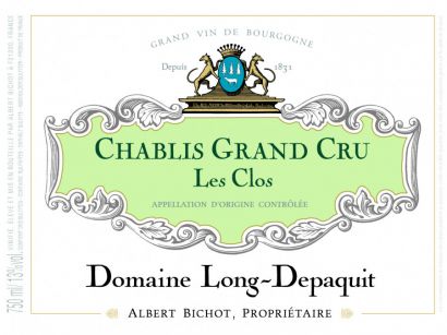 Вино Domaine Long-Depaquit, Chablis Grand Cru "Les Clos" AOC, 2017 - Фото 2