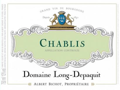 Вино Domaine Long-Depaquit, Chablis AOC, 2017 - Фото 2