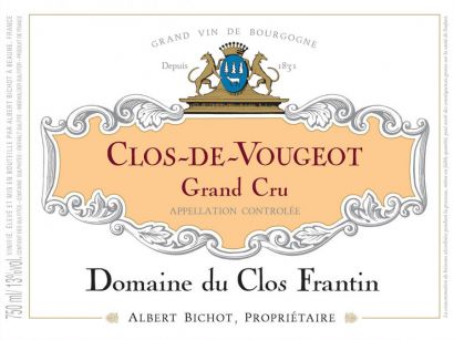 Вино Albert Bichot, Domaine du Clos Frantin, Clos-de-Vougeot Grand Cru AOC, 2013 - Фото 2
