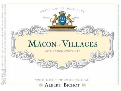 Вино Albert Bichot, Macon-Villages AOC, 2018 - Фото 2