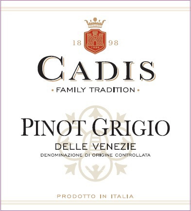 Вино Cantina di Soave, "Cadis" Pinot Grigio delle Venezie DOC, 2018 - Фото 2