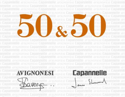 Вино Avignonesi-Capannelle, "50 & 50", Vino da Tavola di Toscana IGT, 2006, wooden box, 3 л - Фото 2