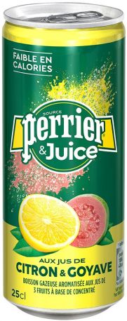 Вода "Perrier" Citron & Goyave, in can, 250 мл