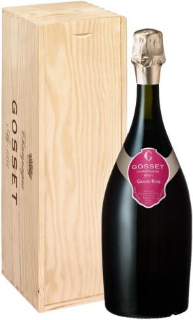 Игристое вино Gosset, Brut "Grand Rose", wooden box, 1.5 л