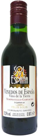 Вино Felix Solis, "Sol de Espana" Tinto, 187 мл