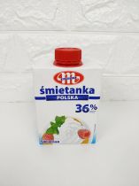 Сливки 36% Mlekovita Smietanka Polska, 500 мл Польша Сливки 36% Mlekovita Smietanka Polska, 500 мл Польша