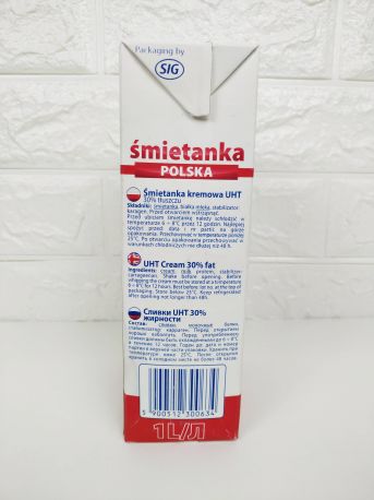 Сливки 30% Mlekovita Smietanka Polska, 1000 мл Польша - Фото 3