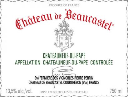 Вино Perrin et Fils, "Chateau de Beaucastel" Rouge, Chateauneuf du Pape AOC, 2006, 1.5 л - Фото 2