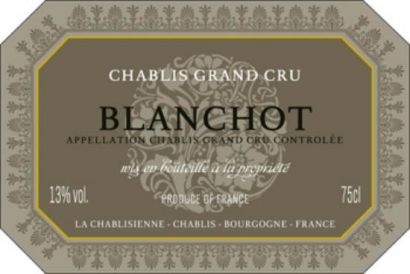 Вино La Chablisienne Chablis Grand Cru AOC Blanchot, 2007 - Фото 2