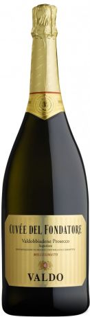 Игристое вино Valdo, Cuvee del Fondatore, Prosecco di Valdobbiadene DOCG, 1.5 л