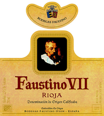 Вино Faustino VII, Rioja DOC, 2009 - Фото 2