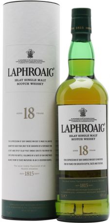 Виски "Laphroaig" Malt 18 Years Old, gift box, 0.7 л - Фото 1