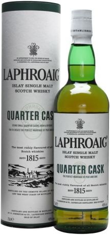 Виски "Laphroaig" Quarter Cask, gift box, 0.7 л - Фото 1
