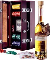 Граппа Bepi Tosolini, "I Legni Rovere", Poker set in wooden box, 0.5 л Граппа Bepi Tosolini, "I Legni Rovere", Poker set in wooden box, 0.5 л