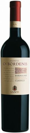 Вино Santi, "Vigneto Ca' Bordenis" Bardolino Classico DOC, 2010
