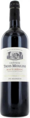 Вино Chateau Trois Moulins, Cru Bourgeois Haut-Medoc AOC, 2008 - Фото 1