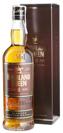 Виски Highland Queen 8 yo 0,7 л