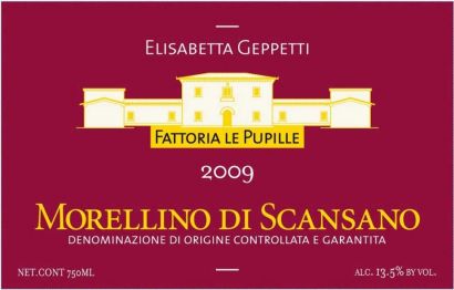 Вино Fattoria Le Pupille, Morellino Di Scansano DOCG, 2009, 375 мл - Фото 2