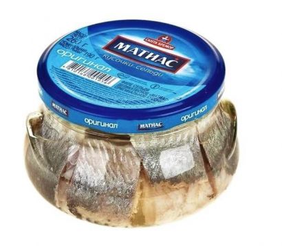 Филе Сельди Санта Бремор Матиас кусочки 260 г - Фото 1