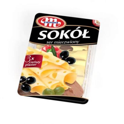 Сыр МЛЕКОВИТА СОКОЛ нарезка150г - Фото 1