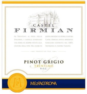 Вино "Castel Firmian" Pinot Grigio, Trentino DOC, 2011 - Фото 2