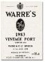 Вино Warre's Vintage Port 1983 - Фото 2